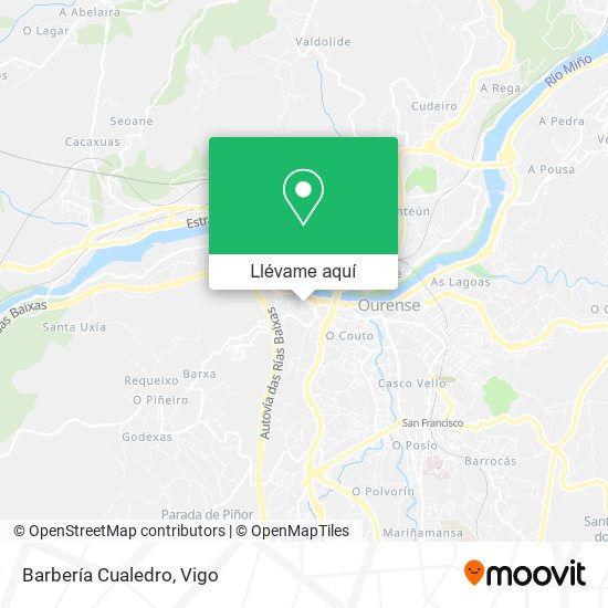 Mapa Barbería Cualedro