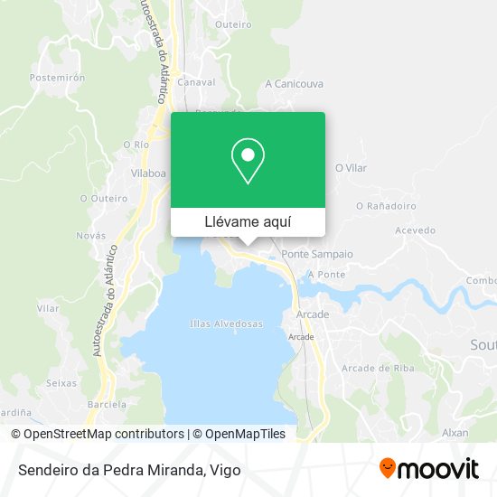Mapa Sendeiro da Pedra Miranda