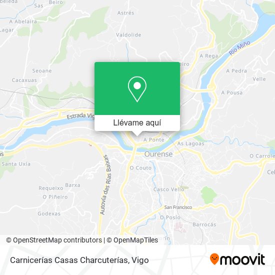 Mapa Carnicerías Casas Charcuterías