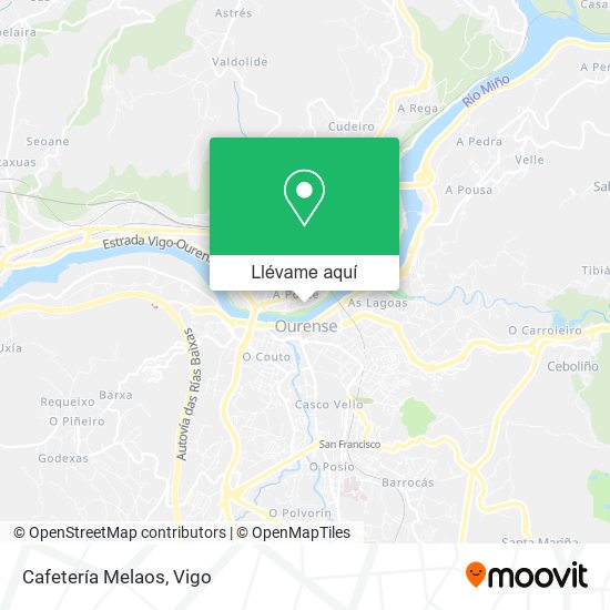 Mapa Cafetería Melaos
