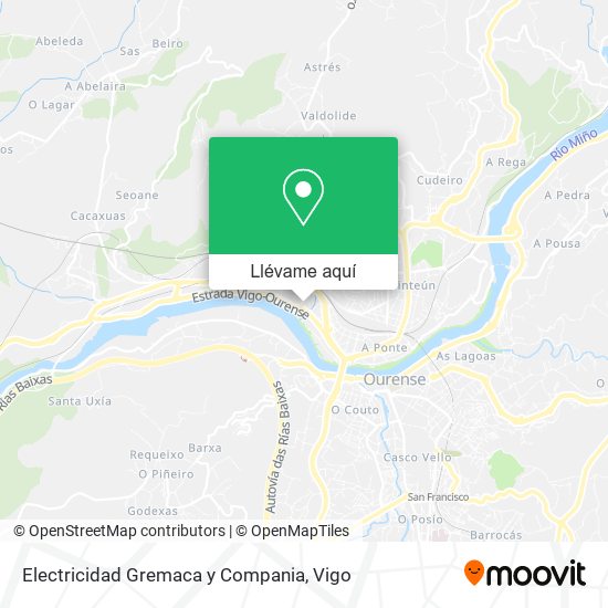 Mapa Electricidad Gremaca y Compania