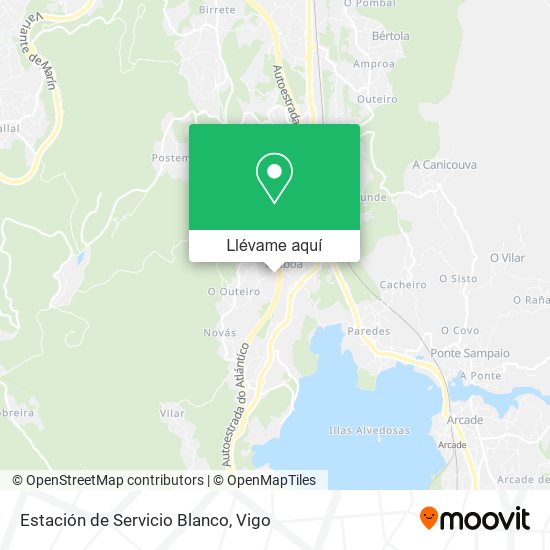 Mapa Estación de Servicio Blanco