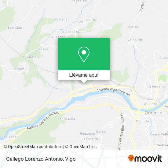 Mapa Gallego Lorenzo Antonio