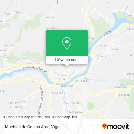 Mapa Muebles de Cocina Arca