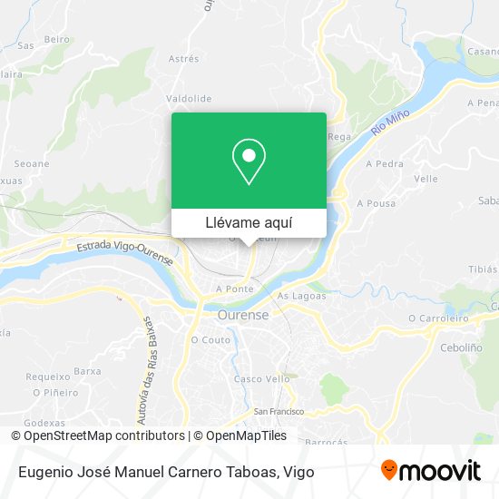 Mapa Eugenio José Manuel Carnero Taboas