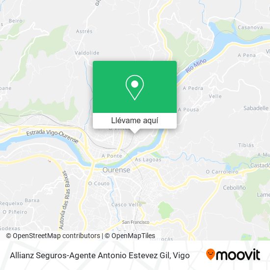 Mapa Allianz Seguros-Agente Antonio Estevez Gil