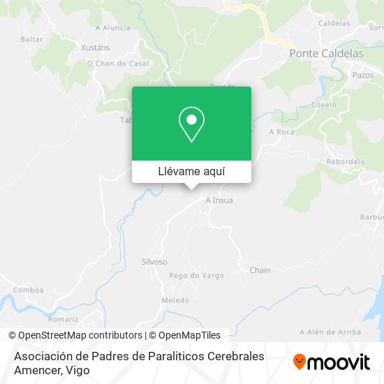 Mapa Asociación de Padres de Paraliticos Cerebrales Amencer