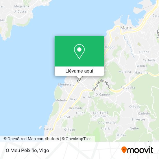 Mapa O Meu Peixiño
