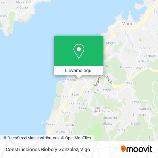Mapa Construcciones Riobo y González
