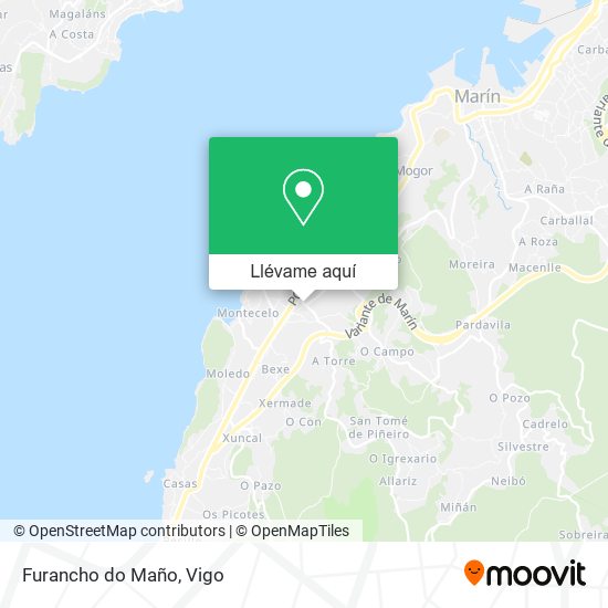 Mapa Furancho do Maño