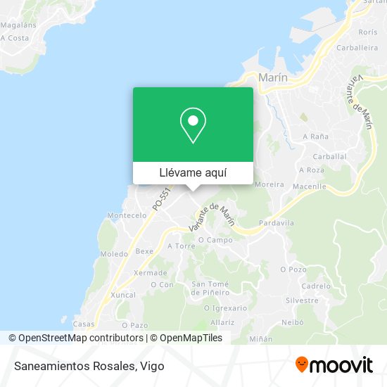 Mapa Saneamientos Rosales