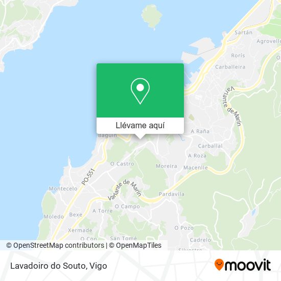 Mapa Lavadoiro do Souto