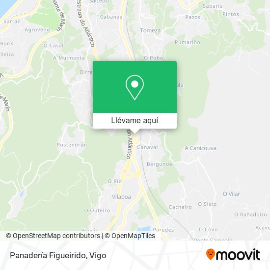 Mapa Panadería Figueirido