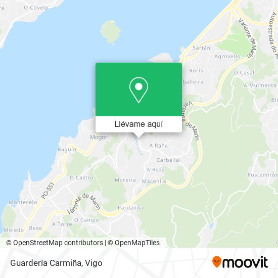 Mapa Guardería Carmiña