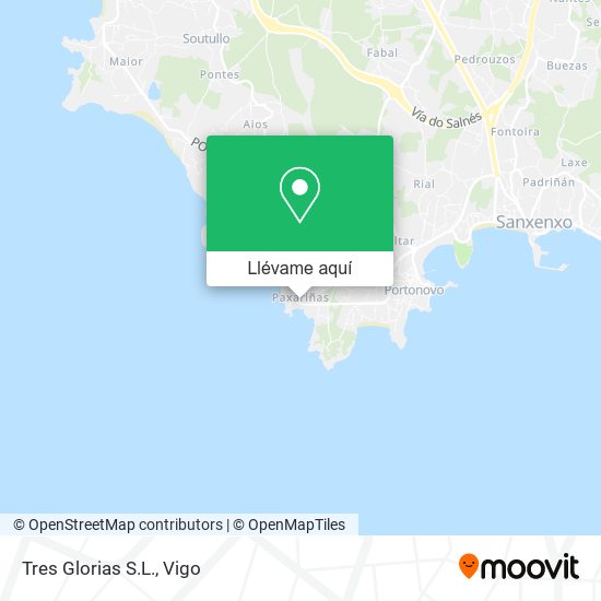 Mapa Tres Glorias S.L.