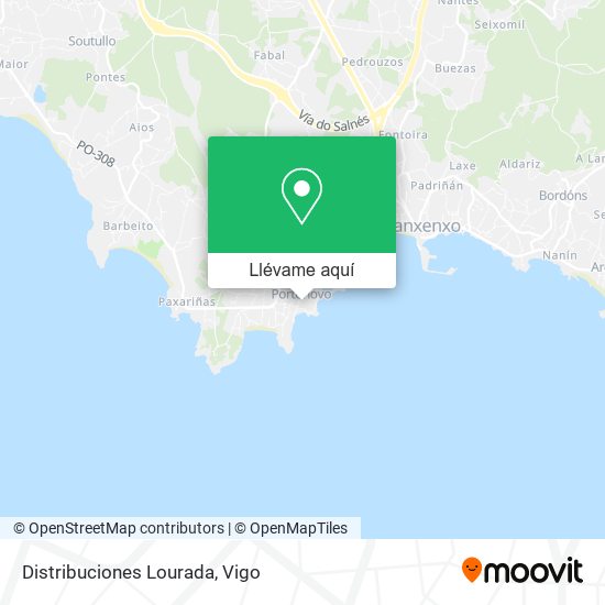 Mapa Distribuciones Lourada