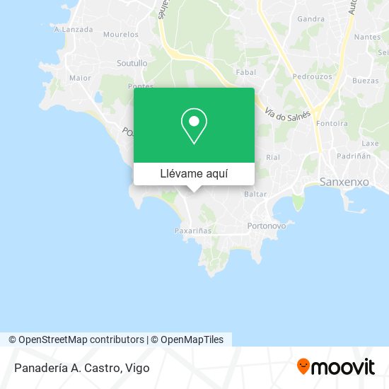 Mapa Panadería A. Castro