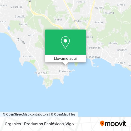 Mapa Organics - Productos Ecolóxicos