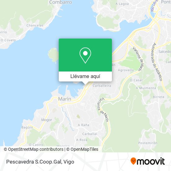 Mapa Pescavedra S.Coop.Gal