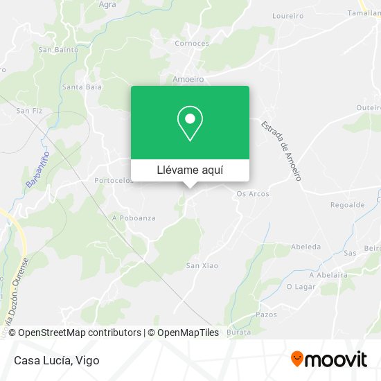 Mapa Casa Lucía