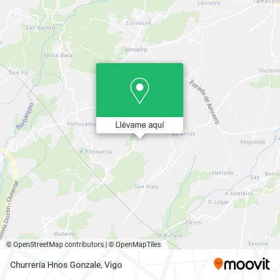 Mapa Churrería Hnos Gonzale