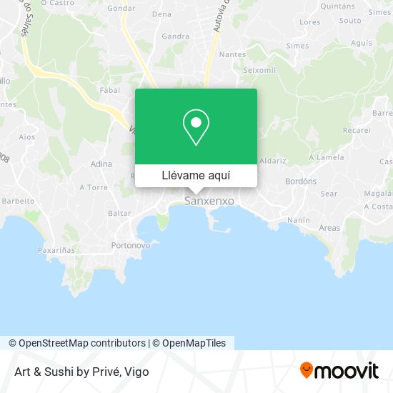Mapa Art & Sushi by Privé