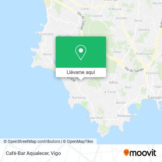 Mapa Café-Bar Aqualecer