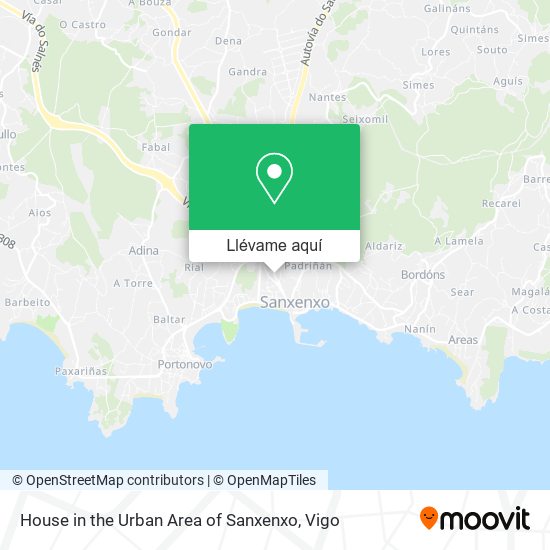 Mapa House in the Urban Area of Sanxenxo