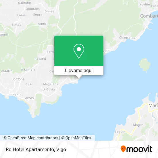 Mapa Rd Hotel Apartamento