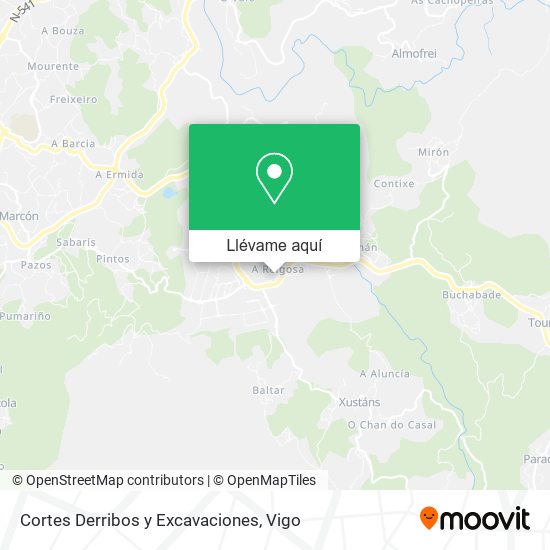 Mapa Cortes Derribos y Excavaciones