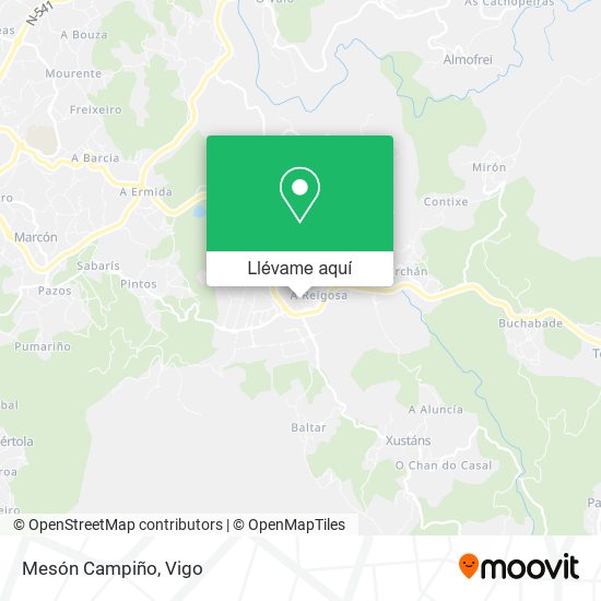 Mapa Mesón Campiño