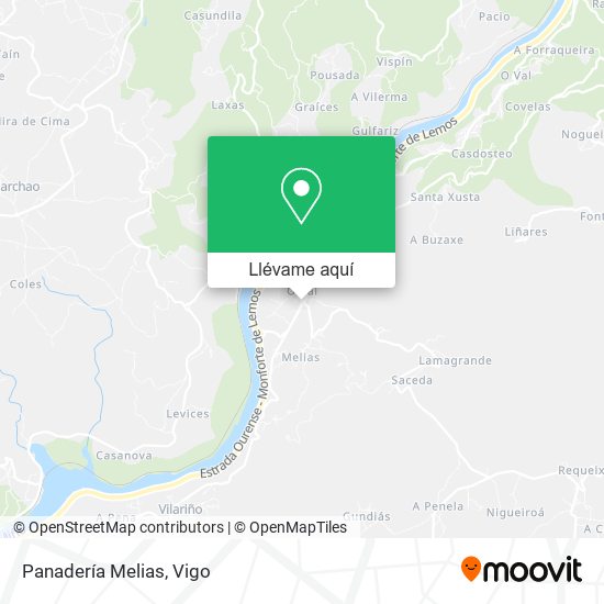 Mapa Panadería Melias