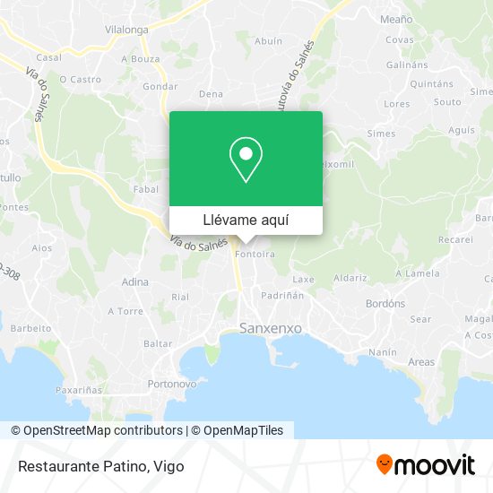 Mapa Restaurante Patino