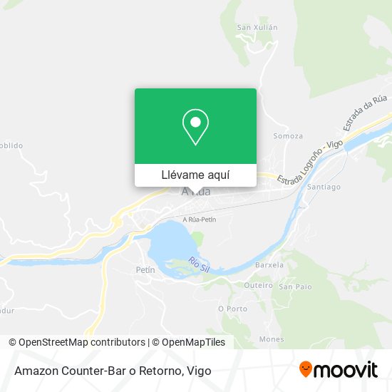 Mapa Amazon Counter-Bar o Retorno