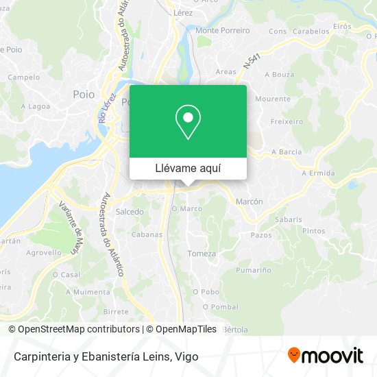 Mapa Carpinteria y Ebanistería Leins