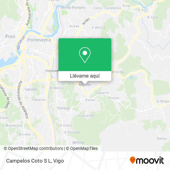 Mapa Campelos Coto S L