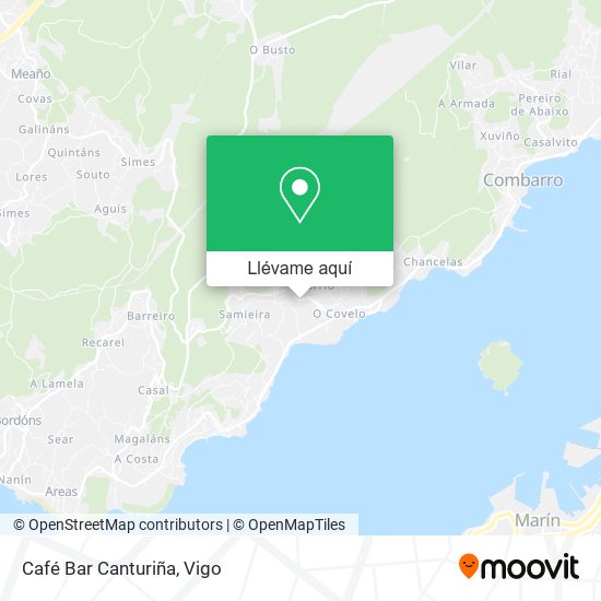 Mapa Café Bar Canturiña
