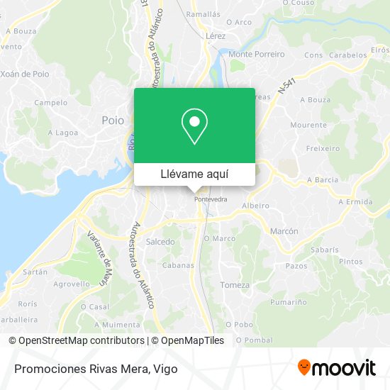 Mapa Promociones Rivas Mera