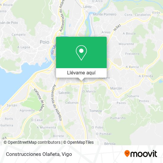 Mapa Construcciones Olañeta