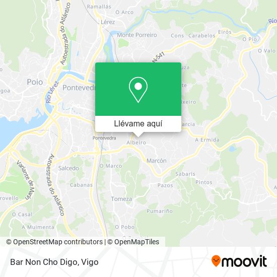 Mapa Bar Non Cho Digo