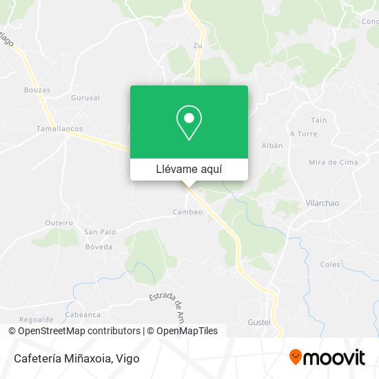 Mapa Cafetería Miñaxoia