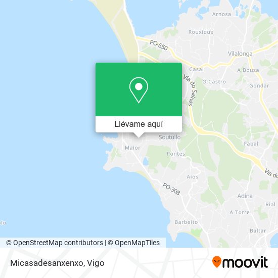 Mapa Micasadesanxenxo