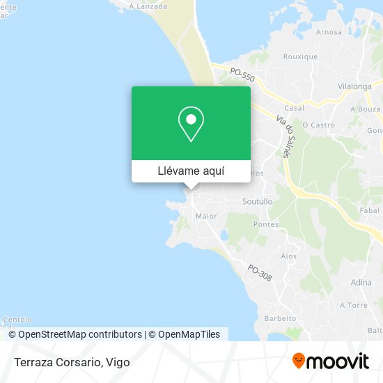 Mapa Terraza Corsario