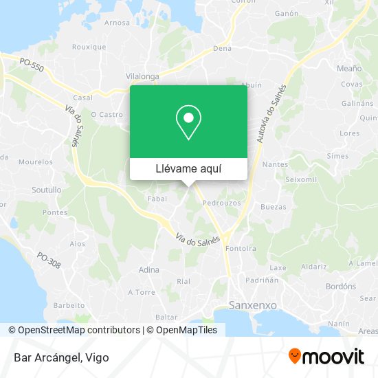 Mapa Bar Arcángel