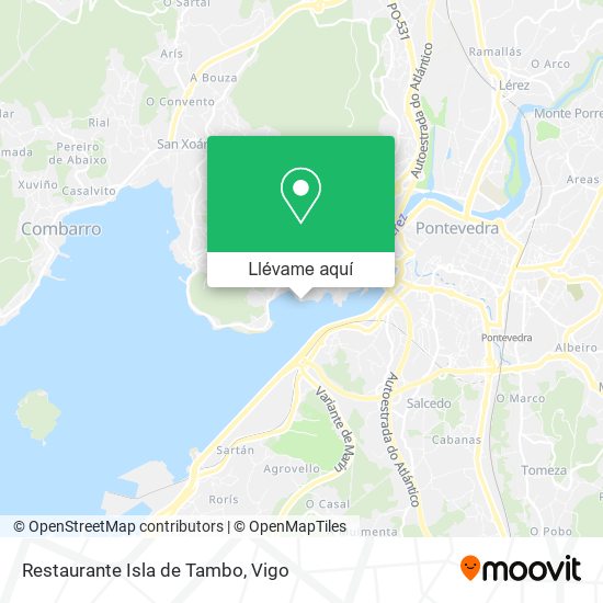 Mapa Restaurante Isla de Tambo