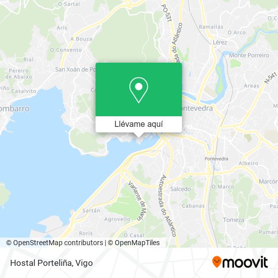 Mapa Hostal Porteliña
