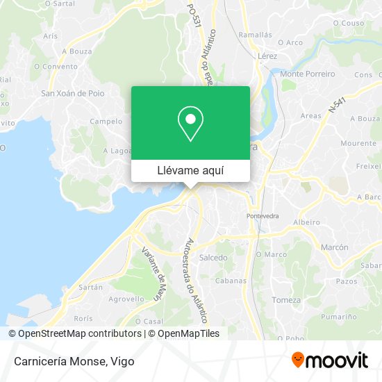 Mapa Carnicería Monse