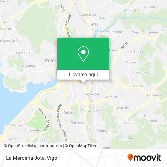 Mapa La Mercería Jota