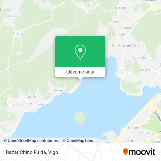 Mapa Bazar Chino Fu da