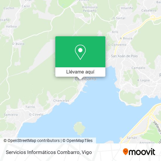 Mapa Servicios Informáticos Combarro